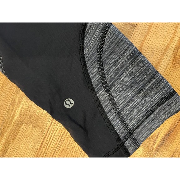 Lululemon Wee Are From Space Run Inspire Crop leggings Size 10 Inkwell - Picture 4 of 4